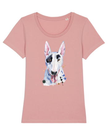 Bullterrier Painting Canyon Pink