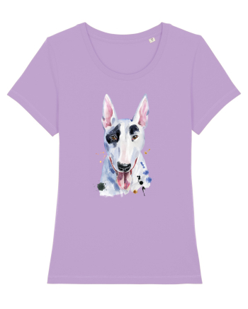 Bullterrier Painting Lavender Dawn