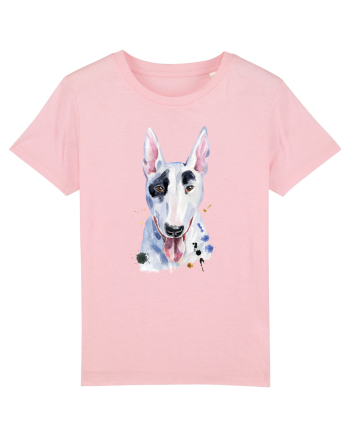 Bullterrier Painting Cotton Pink