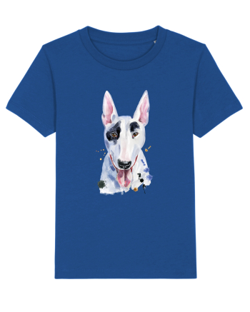 Bullterrier Painting Majorelle Blue