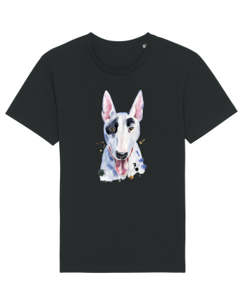 Bullterrier Painting Black