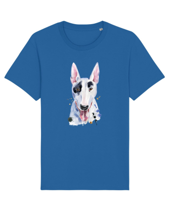 Bullterrier Painting Royal Blue