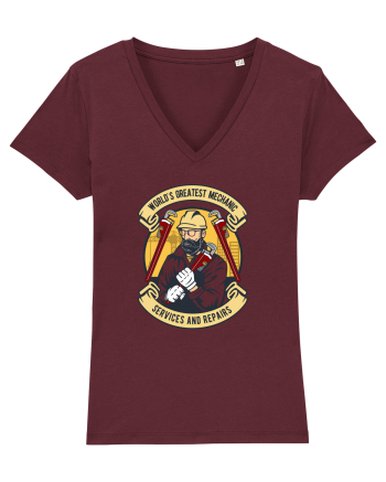 Mechanic Retro Burgundy