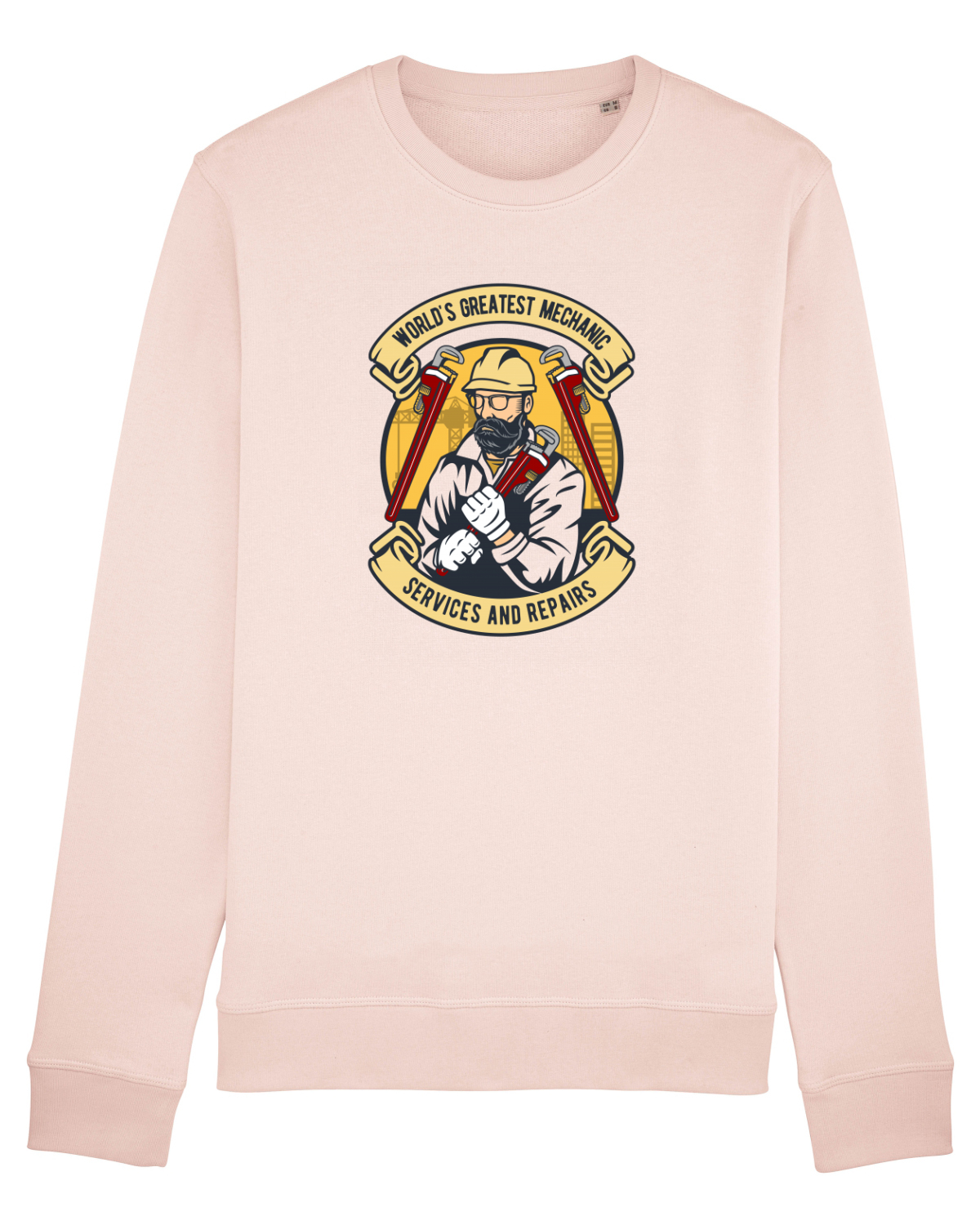 Bluză mânecă lungă Unisex Rise Candy Pink