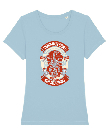 Red Scoprion Sky Blue