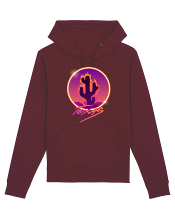Texas Cactus Fire Burgundy
