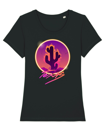 Texas Cactus Fire Black