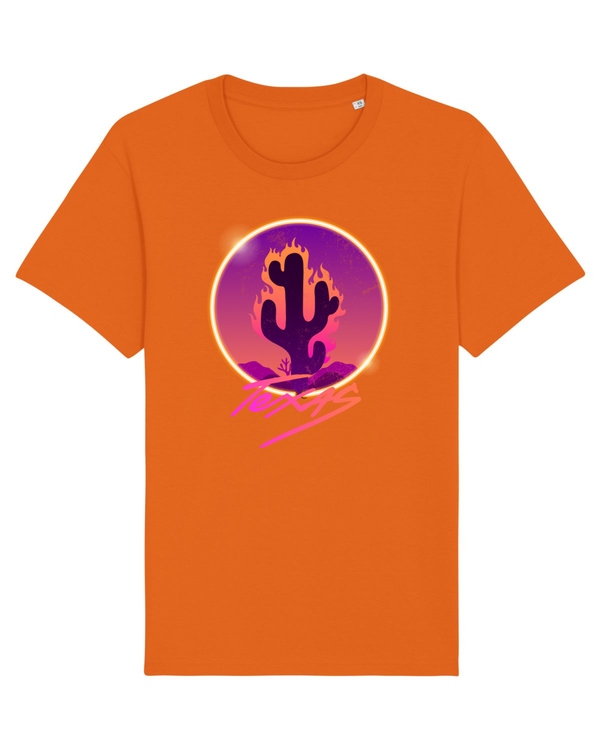 Tricou mânecă scurtă Unisex Rocker Bright Orange