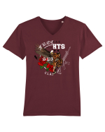Tiger Eagle Retro Tricou mânecă scurtă guler V Bărbat Presenter