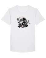 Love Rock Surf Tricou mânecă scurtă guler larg Bărbat Skater