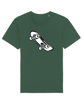 Skateboard Black and White Bottle Green