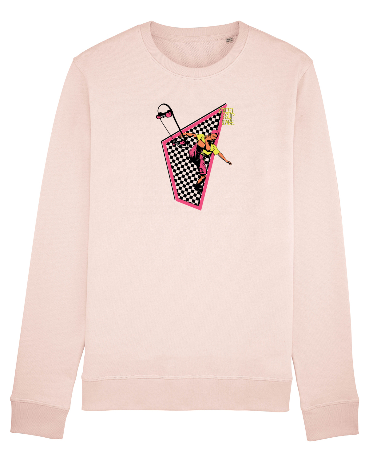 Bluză mânecă lungă Unisex Rise Candy Pink