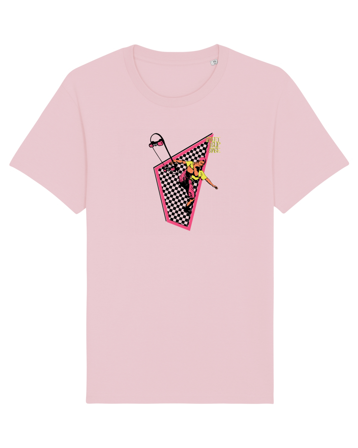 Tricou mânecă scurtă Unisex Rocker Cotton Pink