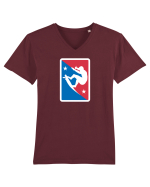 Skater Stars Logo Tricou mânecă scurtă guler V Bărbat Presenter