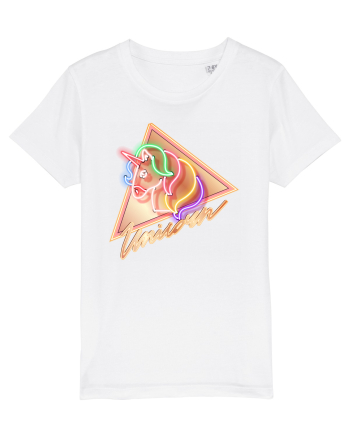 Neon Unicorn Sign White