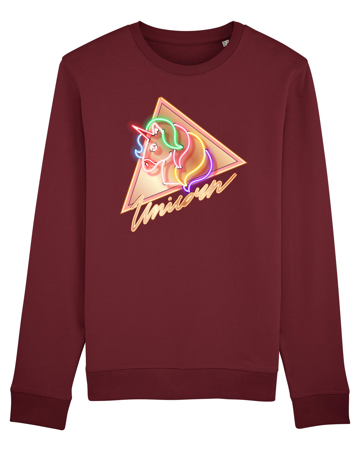 Bluză mânecă lungă Unisex Rise Burgundy