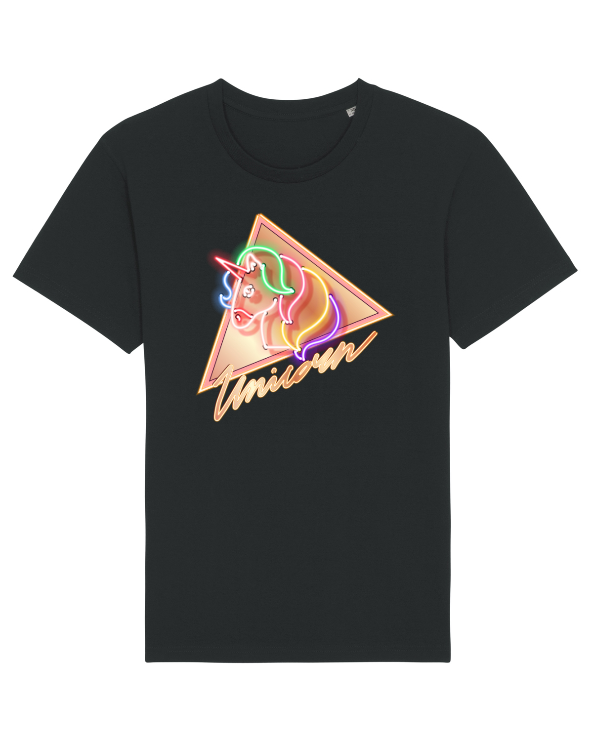 Tricou mânecă scurtă Unisex Rocker Black