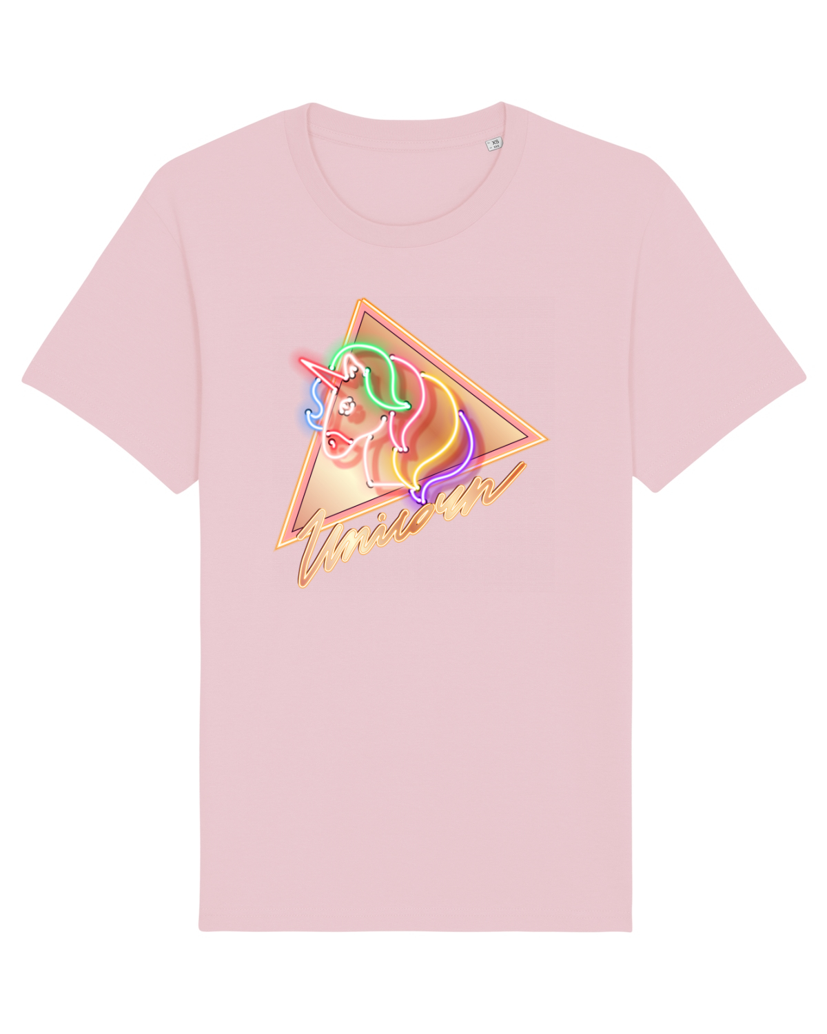 Tricou mânecă scurtă Unisex Rocker Cotton Pink