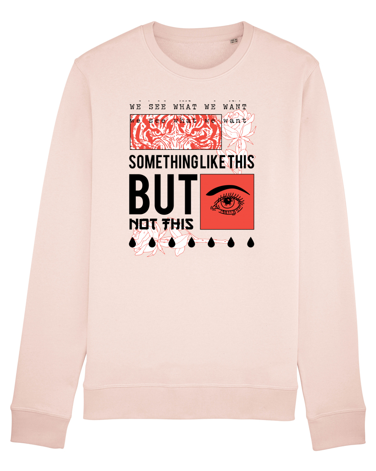 Bluză mânecă lungă Unisex Rise Candy Pink