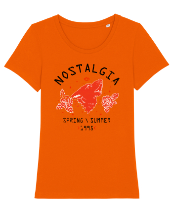 Roses Wolf Cool Bright Orange