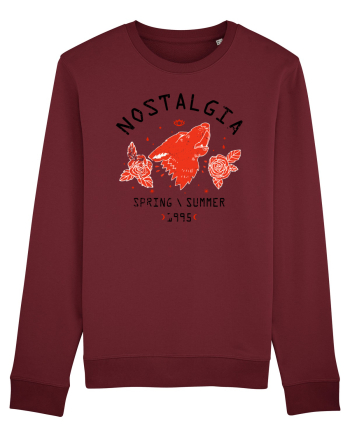 Roses Wolf Cool Burgundy