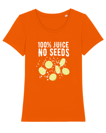 100% Juice No Seeds Bright Orange