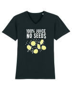 100% Juice No Seeds Tricou mânecă scurtă guler V Bărbat Presenter