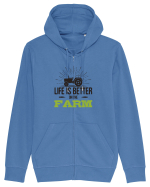 Life is better on the Farm Hanorac cu fermoar Unisex Connector
