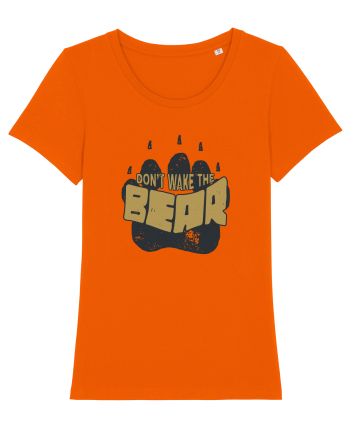 Don't wake the bear Bright Orange