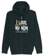I love Mom Hanorac cu fermoar Unisex Connector