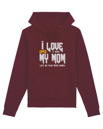 I love Mom Burgundy