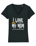 I love Mom Tricou mânecă scurtă guler V Damă Evoker