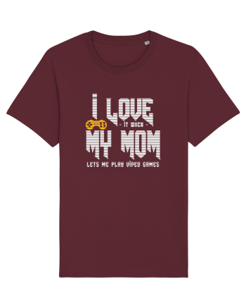 I love Mom Burgundy
