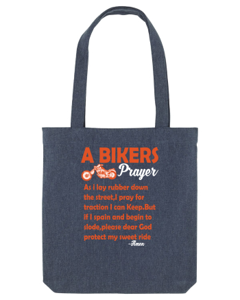 A biker Prayer Midnight Blue