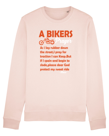 A biker Prayer Candy Pink
