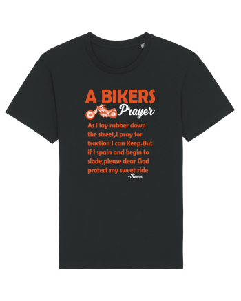 A biker Prayer Black