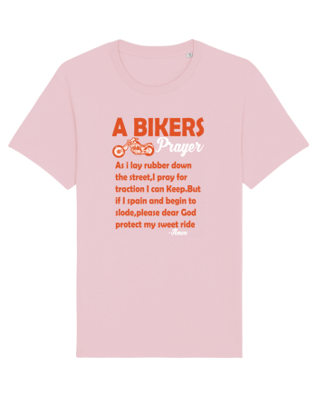 A biker Prayer Cotton Pink