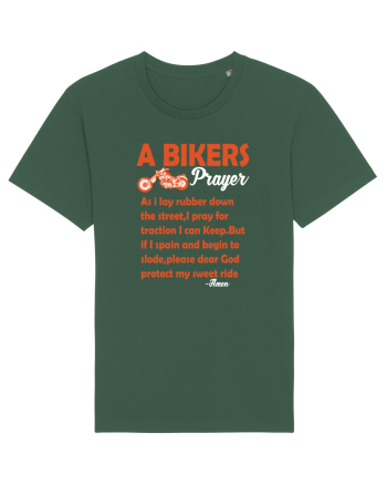 A biker Prayer Bottle Green