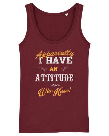 Attitude Puns Burgundy