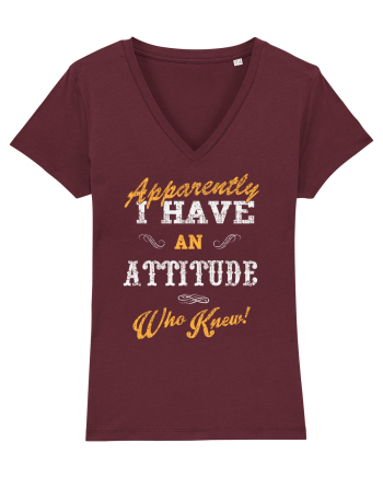 Attitude Puns Burgundy