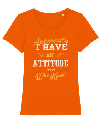 Attitude Puns Bright Orange