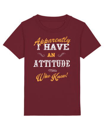 Attitude Puns Burgundy
