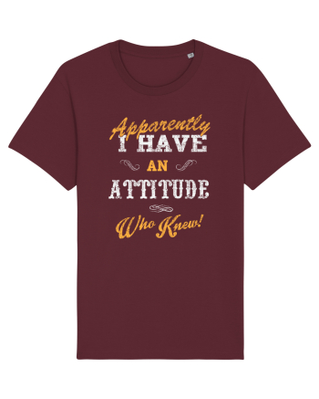 Attitude Puns Burgundy