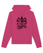 Be Good or I will text Santa Hanorac Unisex Drummer