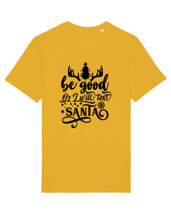 Be Good or I will text Santa Spectra Yellow
