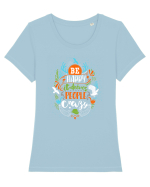 Be happy it drives people crazy Color Tricou mânecă scurtă guler larg fitted Damă Expresser