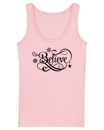 Believe Black Cotton Pink