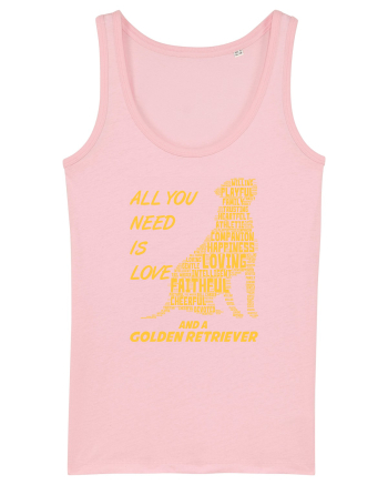 Golden Retriever Cotton Pink