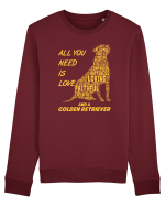 Golden Retriever Bluză mânecă lungă Unisex Rise