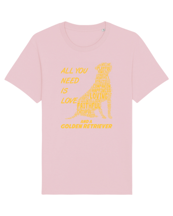 Golden Retriever Cotton Pink